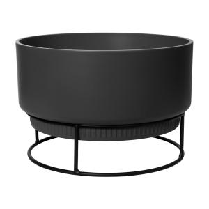 Dagaanbieding - Elho B for studio bowl S zwart bloempot op standaard dagelijkse aanbiedingen